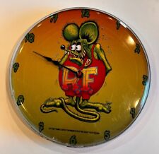 Rat Fink Wall Clock Limited Edition Vintage Great For Man Cave Or Bar. See Pics picture