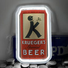 Krueger's Cool Beer Cans Neon Sign Bar Club Home Poster Wall Decor LED 12