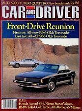 FRONT-DRIVE REUNION - CAR AND DRIVER MAGAZINE, AUGUST 1985 VOLUME 31, NUMBER 2 picture