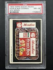 1973 Topps Wacky Packages, Series 4 HYDE'S ROX COOKIES, PSA 8 NM-MT picture