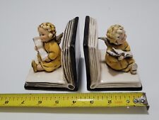 Vintage Goebel Spoetl SPO 25 Angel Bookends X.S 74 B Hard To Find Very Rare picture