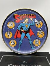 WARNER BROS SUPERMAN THROUGH THE AGES 1998 Collector's Plate #962/2500 picture