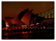 Vintage 1970s- Famous Sydney Opera House - Sydney, Australia Postcard (UnPosted) picture