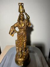 ANTIQUE FRENCH BRONZE OF AN ARABIC LADY,  BY THE LISTED  ARTIST GASTON LEROUX. picture