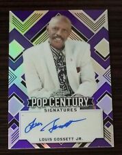 Lou Gossett 2022 Leaf Pop Century Autograph Purple Numbered 12/25 Louis Gossett picture