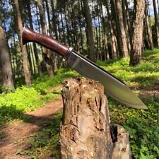 Carbon Steel Handmade Authentic Hunting Knife 10 Inch Forged Seax Knife Cover picture