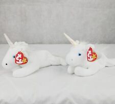 Two 1993 Ty Beanie Baby Mystic The Unicorns with Errors picture