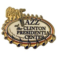 Jazz at the Clinton Presidential Center Little Rock Arkansas Travel Souvenir Pin picture