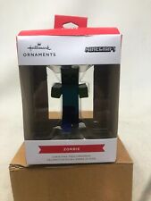 Hallmark Ornament 2021 Minecraft Zombie Resin Collectible Christmas Ornament picture