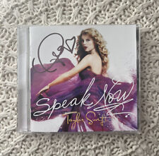 Taylor Swift Speak Now Signed Autographed  CD Cover picture