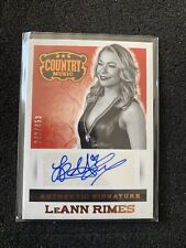 2014 LeAnn Rimes Panini Country Music Authentic Signatures Autograph #/453 picture