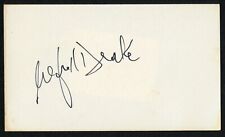 Alfred Drake d1992 signed auto Vintage 3x5 Hollywood: Actor & Singer Oklahoma picture