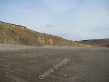 Photo 6x4 Conglomerate bank below the sand dunes. Tai-morfa The line of p c2010 picture