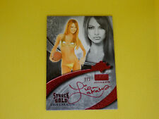 2013 BENCH WARMER GOLD EDITION STRUCK GOLD AUTOGRAPHED LISA LAKATOS 1/1 CARD picture