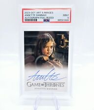 Game of Thrones Annette Hannah as Frances Full Bleed Auto Autograph PSA 9 picture