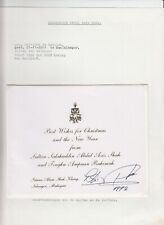 Sultan Salahuddin Abdul Aziz Shah, Original Autograph, Royalty, Malaysia (L6234) picture
