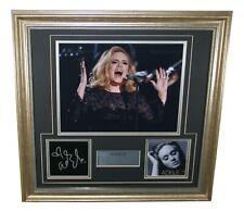 Adele 23 x 23 Framed 2 Photo Album Cover Collage Etched Autograph picture