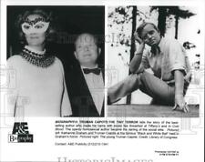 1998 Press Photo Truman Capote Author and Katharine Graham Publisher - cvp08102 picture