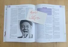 An ORIGINAL signature by CARRY ON's Sid James (Book not included) picture