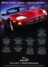 2000 Jaguar XKR Convertible Original Advertisement Print Art Car Ad J629  picture