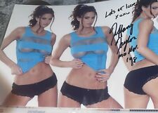 TIFFANY TAYLOR 11/1998 PLAYBOY PLAYMATE Signed Pic COA Authentix Pro picture