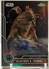 2023 Topps Chrome Star Wars Refractor AUTO - SALACIOUS B. CRUMB picture