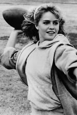 THE KARATE KID ELISABETH SHUE THROWING AMERICAN FOOTBALL 24X36 POSTER picture
