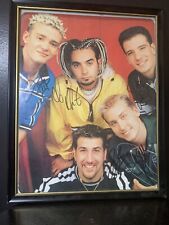 *NSYNC Autographed Poster & Memorabilia All 5 Members Justin Timberlake Doll picture