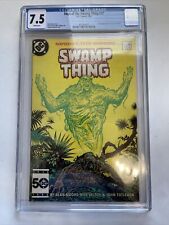 SAGA OF THE SWAMP THING # 37 - CGC 7.5 -  DC Comics 1985 - 1st John Constantine picture