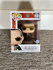 Funko Pop WWE The Rock 46 Black Jacket No Chase Sticker picture