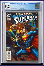 Action Comics Superman #745 CGC Graded 9.6 DC June 1998 White Pages Comic Book. picture
