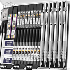 35PCS Art Mechanical Pencils Set, 3 PCS Metal Drafting Pencil 0.5 mm & 0.7 mm ✅ picture