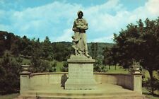 Postcard WV Wheeling Madonna of the Trail Statue Chrome Vintage PC G5662 picture
