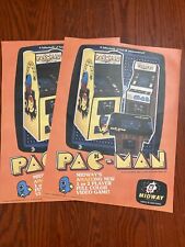 Pac-Man Poster Arcade Vintage Flyer 1980 Laminated Reproduction Retro 13