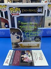 Funko Pop Lord of The Rings Frodo Baggins #444 Chase Signed Elijah Wood JSA COA picture
