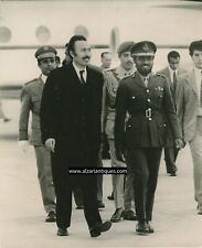 Sultan Qaboos Of Oman Algeria Houari Visit A13 A1343 Original Vintage Photo picture