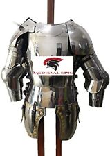 Gothic Half Suit of Armor Medieval Knight Steel Shining Armour Halloween Costume picture
