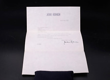 Jackie Robinson Secretarial Typed Letter Signed on Official Letterhead 1953 picture