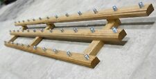 SOLID OAK 36  BEER TAP HANDLE DISPLAY * HOLDS 36 TAPS ON 3 TIERS picture