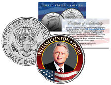 WILLIAM Bill CLINTON President * 1993-2001 * JFK Half Dollar Colorized U.S. Coin picture