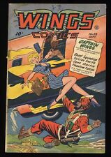 Wings comics #85 VG- 3.5 See Description (Qualified) Fiction House 1947 picture