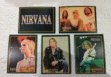 Complete Set Nirvana Kurt Cobain  Argentina Rock Cards 1994 picture