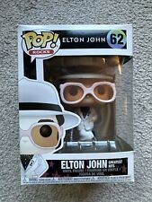 Funko #62 Elton John Greatest Hits White Suit Music Vaulted Rare  picture
