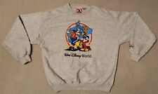 Vtg Walt Disney World 25th Anniversary Sweatshirt Embroidered Genie Simba Large picture