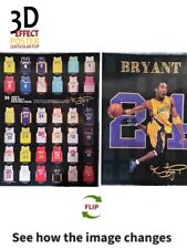 NBA Superstar-Kobe Bryant-3D Poster 3DLenticular Effect-2 Images In One picture