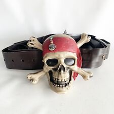 Pirates of the Caribbean Talking Skull Belt Zizzle Jack Sparrow WORKS See VIDEO picture