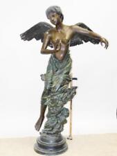  Bronze Statue, Angel with Wings, Life Size, 6 Foot Tall,  Gorgeous Piece  picture