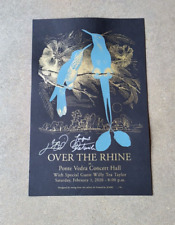 Over the Rhine at Ponte Verde Concert Hall with Willie Tea Taylor SIGNED Poster picture