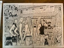 CHRIS BATISTA / JOE RUBINSTEIN Original Art - Double-page Spread picture