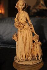 Vintage Signed Giuseppe Armani Rare Terracotta Gypsy Mother & Children Sculpture picture